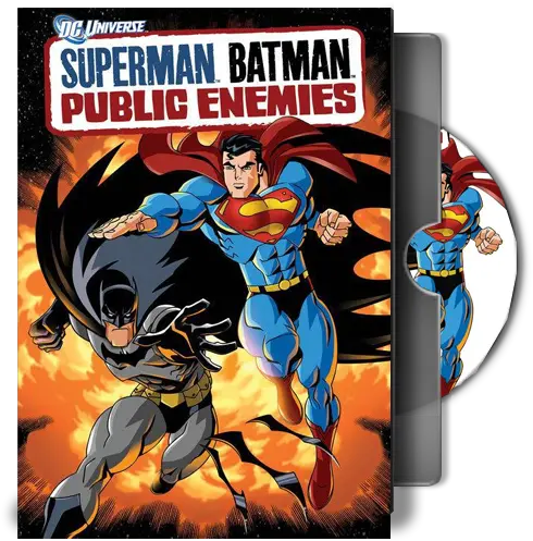 Dvd Folder Icon Superman Batman Public Enemies From Dc Superman In Public Enemies Png Superman Icon