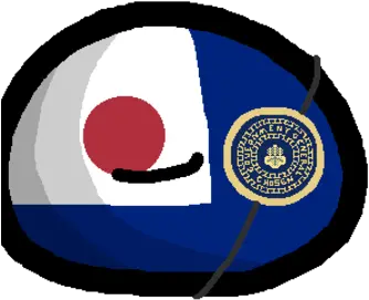 Japanese Koreaball Polandball Wiki Fandom Circle Png Japanese Flag Png