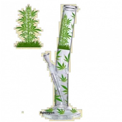 Marijuana Leaf Jhari Bong Marihuana Bong Png Bong Transparent Png