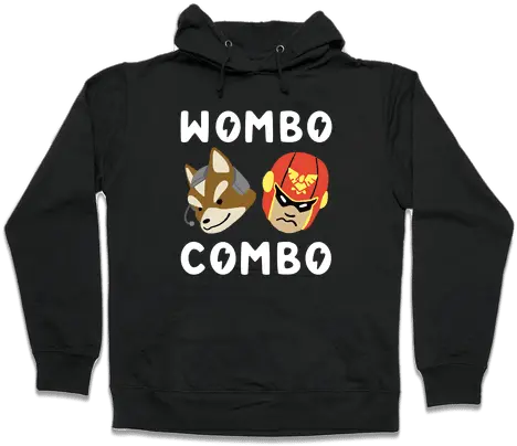 Wombo Combo Fox And Captain Falcon Hooded Sweatshirts Pizza Rolls Hoodie Png Captain Falcon Png