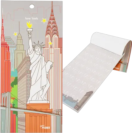 New York City Magnetic Notepad Art Png New York City Png