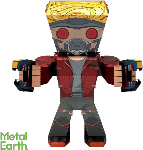 Fascinations Metal Earth Marvel 007 Guardians Of The Galaxy Star Lord 3d Kit Png Guardians Of The Galaxy Transparent