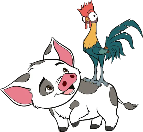 Heihei Moana Pua And Hei Hei Png Hei Hei Png