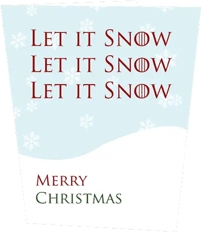 Let It Snow Christmas Card Larry Tanenbaum Png Christmas Card Png