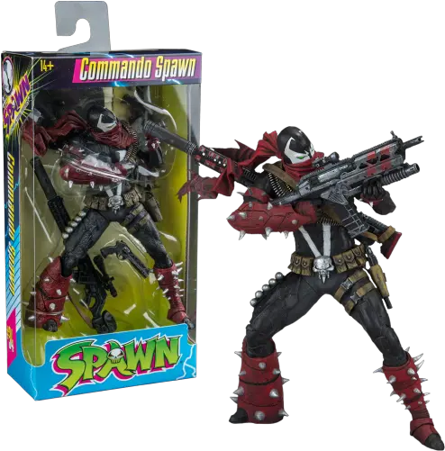 Spawn Commando Spawn 7 Inch Colour Tops Action Figure Commando Spawn Figure Png Spawn Png