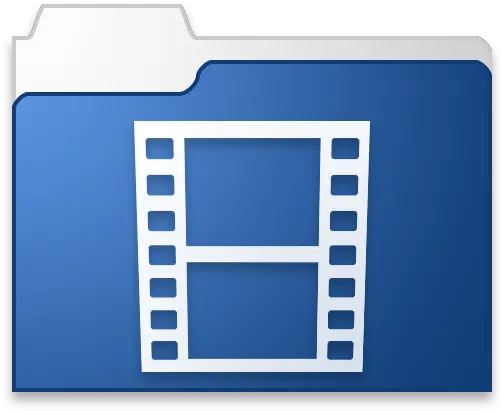 Movies Blue Icon Free Download As Png And Ico Easy Movie Icon Folder Png Movie Library Icon
