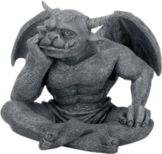 Gargoyle Dreamer Statue Sc9205 In 2019 Statue Gothic Summit Collection Gargoyle Dreamer Png Gargoyle Png