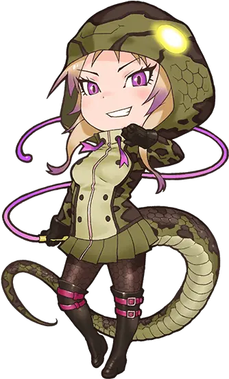 African Rock Python Japari Library The Kemono Friends Wiki Kemono Friends Python Png Snake Scales Png