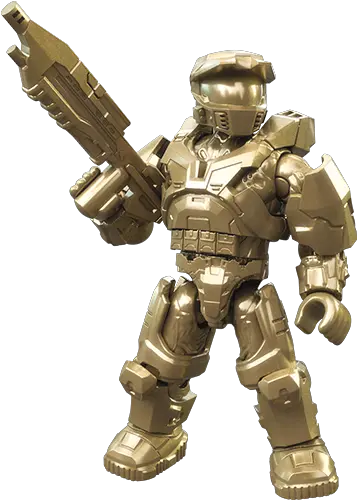 Halo Halo Mega Construx Gold Master Chief Png Halo Master Chief Png