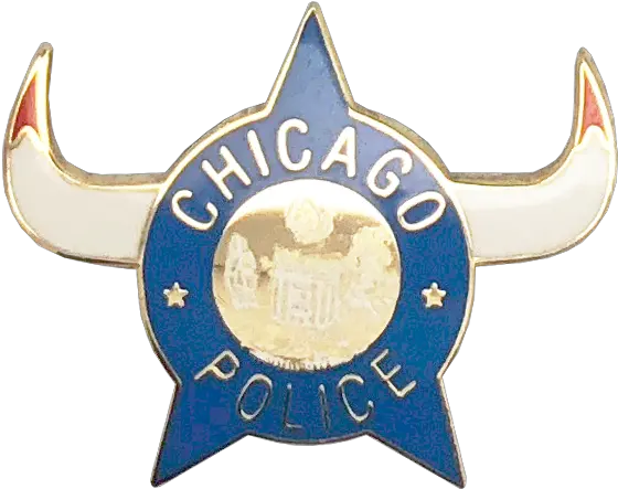 Chicago Police Department Star Lapel Pin 1960u0027s With Bull Horns Emblem Png Bull Horns Png