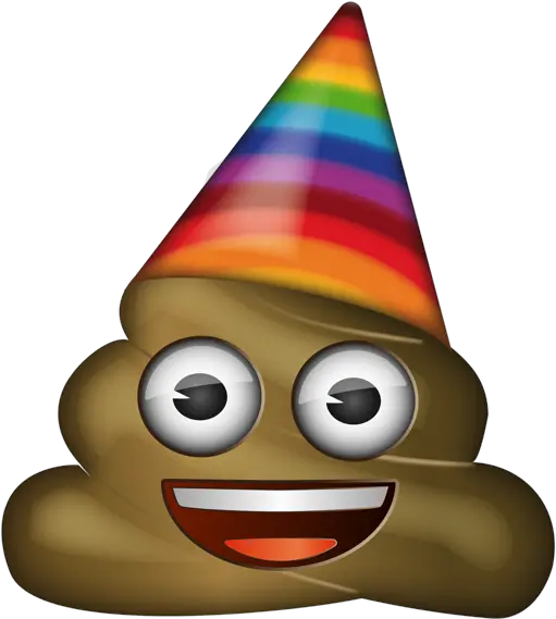 Emoji U2013 The Official Brand Party Hat Poo Exploding Head Poop Emoji Png Party Hat Transparent