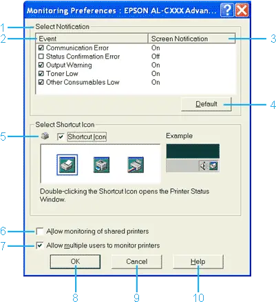 Monitoring Your Printer By Using Epson Status Monitor 3 Vertical Png Select Box Icon