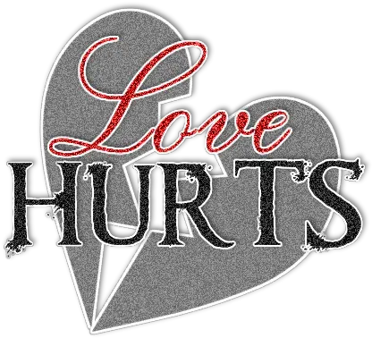 Graphic Groupies Love Hurts Word Art Calligraphy Png Love Word Png