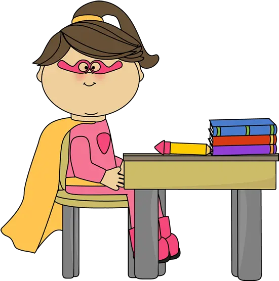 Girl Superhero Girl Superhero At Power Of Yet Activities Png School Desk Png