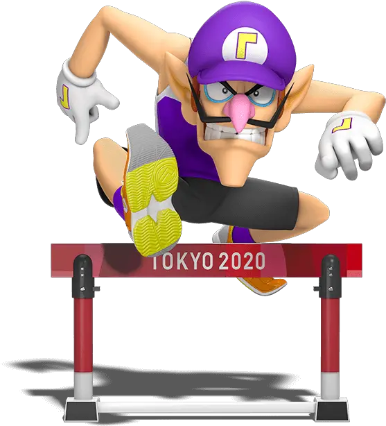 Lots Of Mario U0026 Sonic Mario And Sonic 2020 Waluigi Png Waluigi Transparent