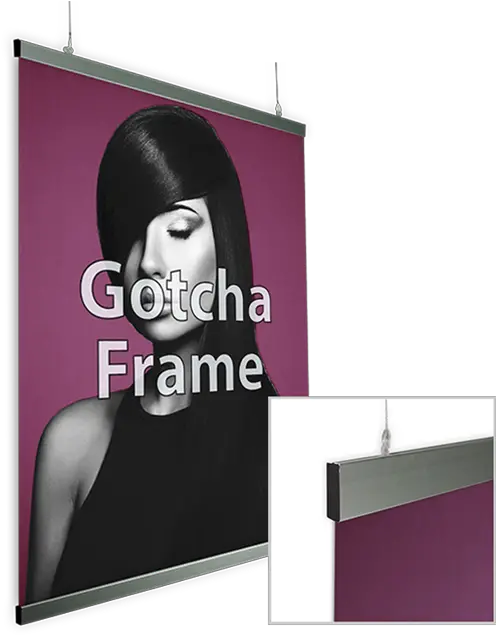 Ceiling Suspended Frame For Printed Signage Billboard Png Hanging Banner Png