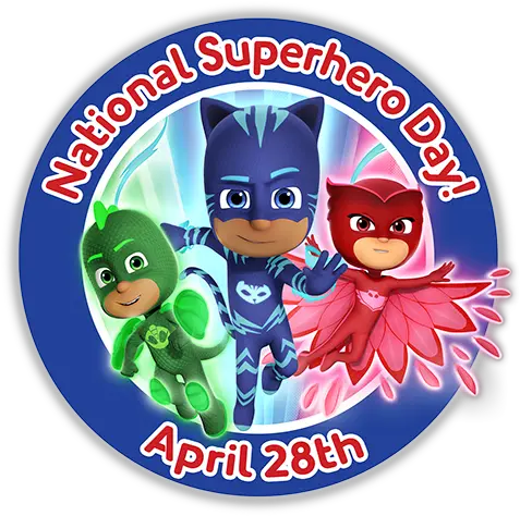Library Campaign With Pj Masks April 28 National Superhero Day Png Pj Mask Logo