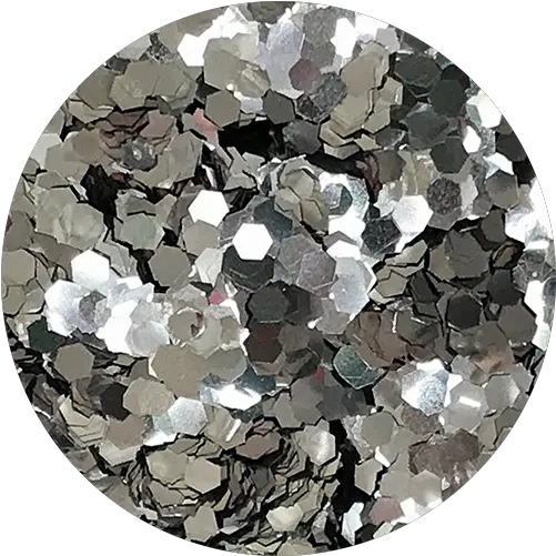 Hex Jumbo Silver Crystal Png Silver Confetti Png