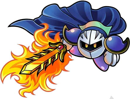 Galaxia Kirby Super Star Meta Knight Png Meta Knight Png