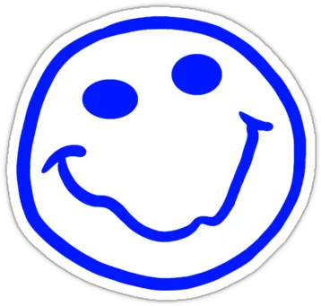 Blue Smiley Face Png Clipart Panda Free Images Transparent Nirvana Smiley Face Panda Face Png