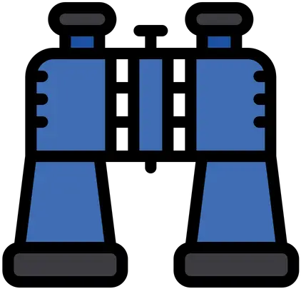 Binocular Icon Of Colored Outline Style Available In Svg Vertical Png Binoculars Icon