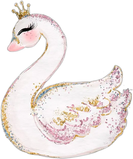 Watercolor Swan Girl Bird Uglyduckling Png Watercolor Swan Png Swan Png