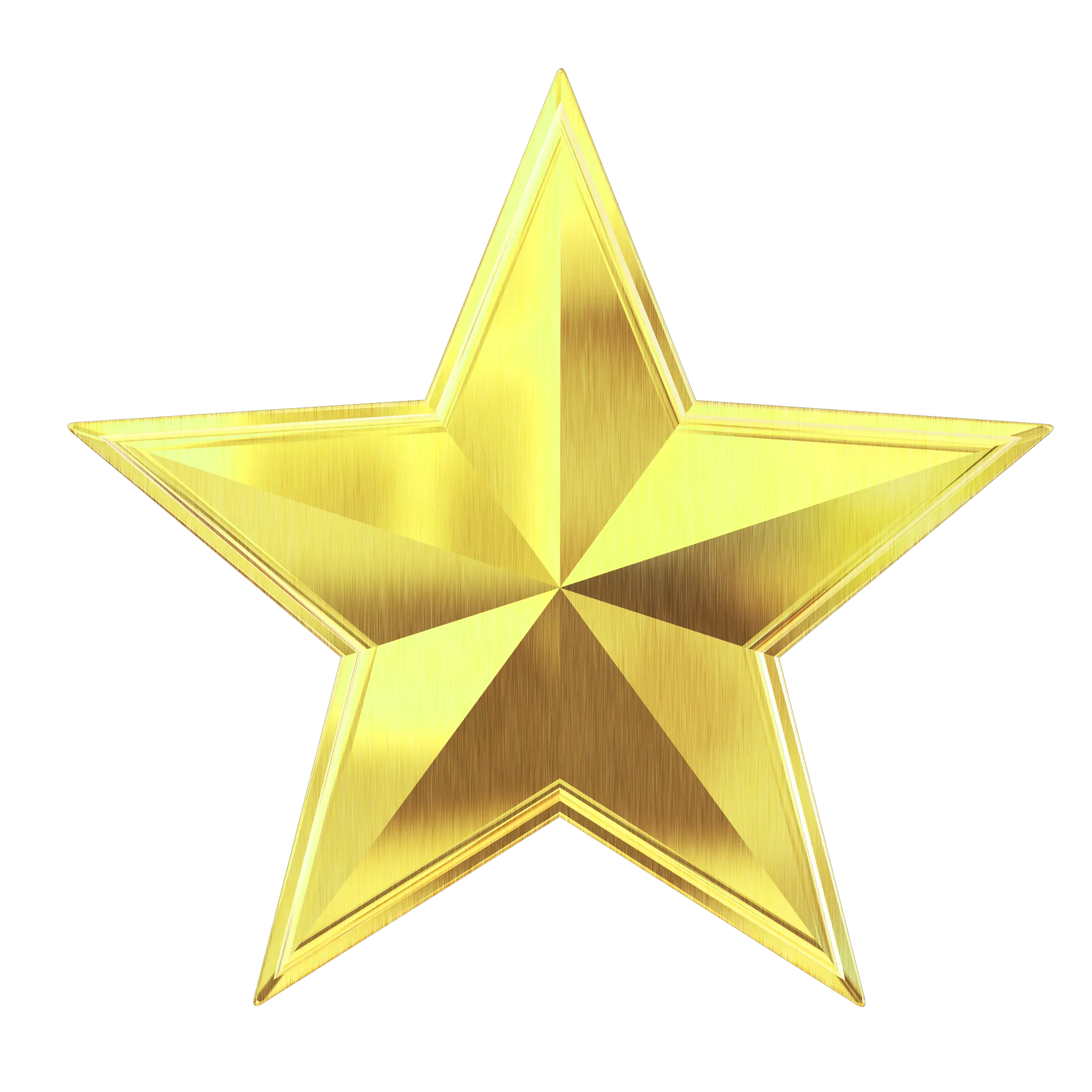 Golden Star Png