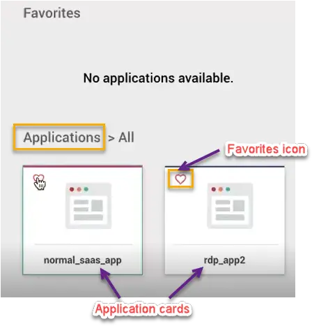 Create Favorite Applications In The Eaa Login Portal Vertical Png Favorites Icon