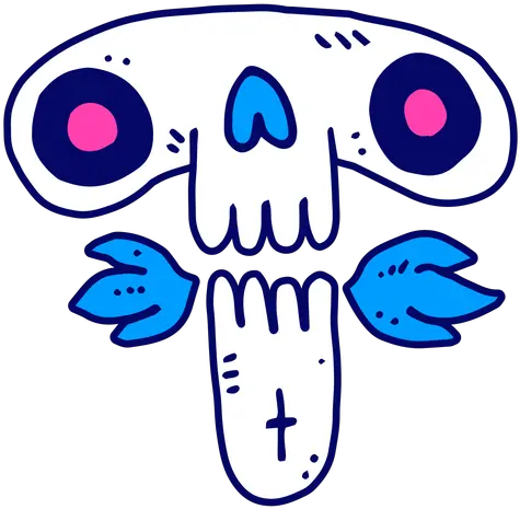 Skull Doodle Transparent Png U0026 Svg Vector File Creepy Doodle Transparent Background Skull Emoji Transparent