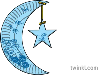 Paper Plate Moon And Star Decoration Crescent Symbol Paper Plate Moon And Star Png Islam Symbol Png