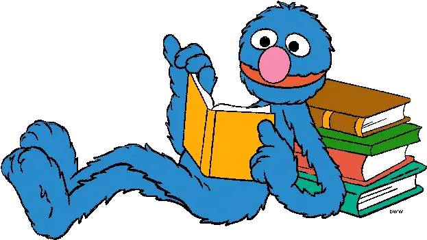 Library Of Z Sesame Street Image Transparent Png Files Sesame Street Characters Reading Books Elmo Transparent