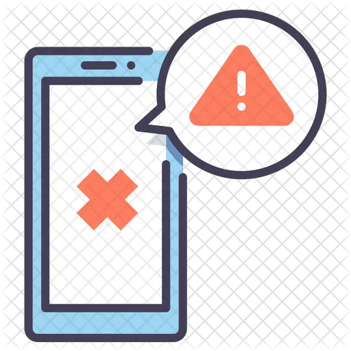 Smartphone Error Alert Icon Vertical Png Error Png