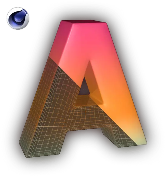 Model Fonts Font 4d Png Cinema 3d Icon