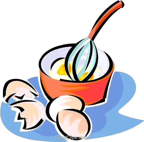 Whisk Beating Eggs In A Bowl Royalty Free Vector Clip Art Whisking Eggs Clipart Png Whisk Png