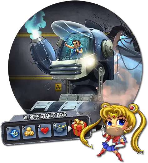 S A M The Strong Arm Machine Cartoon Full Size Png Jetpack Joyride Strong Arm Machine Cartoon Arm Png