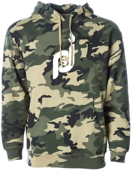 Camo Hoodie With White Pu0026j Logo Pánská Mikina S Kapucí Maskáová Png Pj Icon