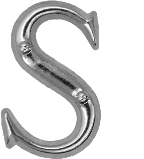 Letter S Pin Silver Godertme Silver Letter S Png Letter S Png