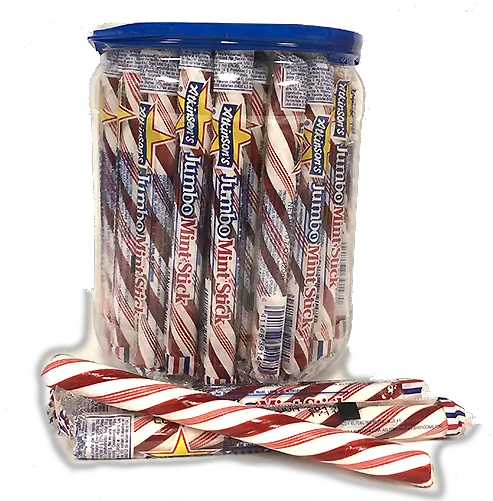 Jumbo Cool Peppermint Candy Sticks Stick Candy Png Peppermint Candy Png