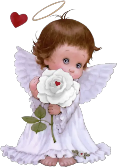 Angel Images Pictures Angel With Rose Png Baby Angel Png