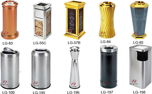 Elegance Rose Golden Color Ashtray Garbage Bintrash Bin Coffee Percolator Png Trash Bin Png