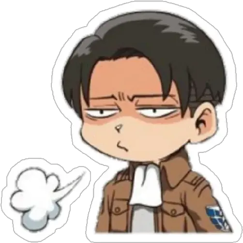 Levi Ackerman Telegram Stickers Line Png Levi Ackerman Transparent