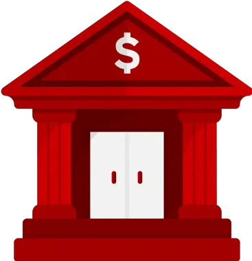 Open Banking Sandbox Red Bank Icon Png Bank Icon