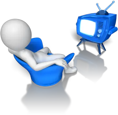Pin Watching Tv Gif Transparent Background Png Powerpoint Person Icon