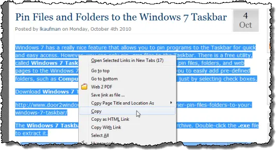 Paste Text Into Word Without Formatting Copying Text Png How To Pin Icon To Taskbar Windows 7