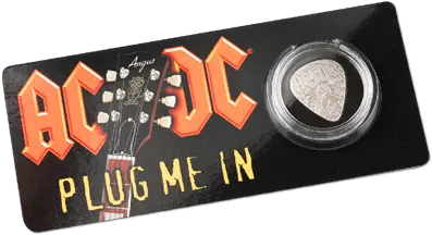 Acdc Guitar Pickplug 14 Oz Emkcom Ac Dc Plug Me Png Guitar Pick Png
