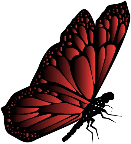 Transparent Png Svg Vector Red Butterfly Vector Png Butterfly Vector Png