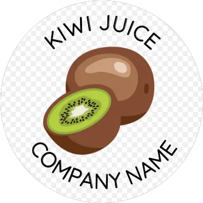 Clear Cup Sticker Kiwi Juice Circle Png Kiwi Transparent