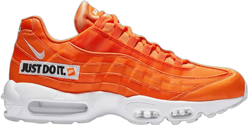 Air Max 95 U0027just Do Itu0027 Spring Summer Fashion In 2019 Orange Air Max 95 Just Do It Png Nike Just Do It Logo Png