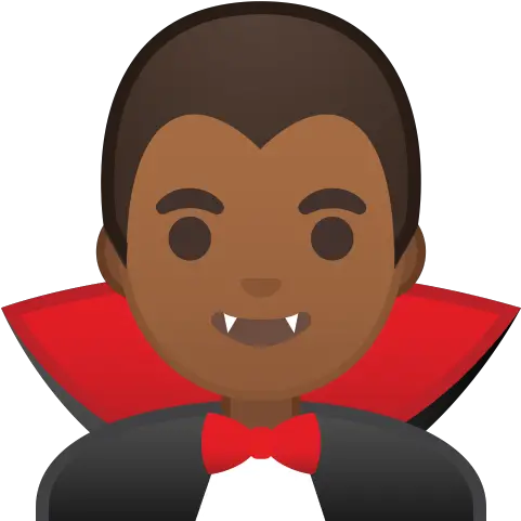 Man Vampire Medium Dark Skin Tone Icon Vampire Emoji Png Vampire Png