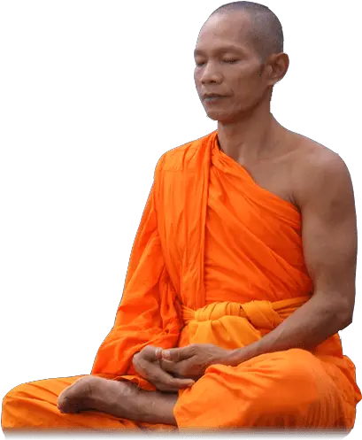 Meditating Monk Meditation Blue Monk Meditation Png Monk Png